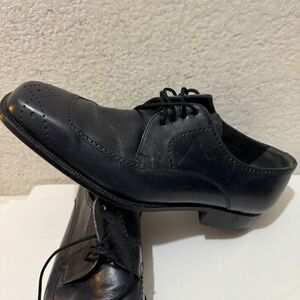 David Eden Reno black Leather Lace up Square Toe Shoes Men’s Size 11 1/2